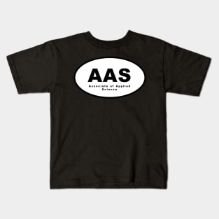 AAS (Associate of Applied Science) Oval Kids T-Shirt